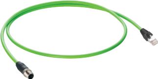 Lumberg Holding GmbH & Co. KG-0985 342 104/5M Cable Assembly Other Cable Assembly Ethernet 5m 22AWG M12 Circular to RJ-45 4 to 4 POS M-M
