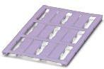 PHOENIX CONTACT-0825376 Kabelmarkierungen Conductor marker Sheet violet unlabeled can be labeled with BLUEMARK CLED BLUEMARK LED Plotter Mounting type clip on Cable diameter 5-7.5 mm Lettering field 23 x 8 mm
