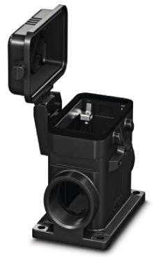 PHOENIX CONTACT-1407639 Schrumpfbalgenadapter Backshells, Box Mounting Base Polyamide Black