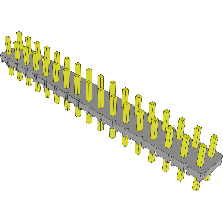 Samtec-MTLW-117-06-G-D-130 Steckverbinderleisten und Leiterplattenbuchsen Conn Unshrouded Header HDR 34 POS 2.54mm Solder ST Top Entry Thru-Hole Bulk