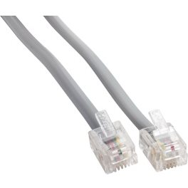 Amphenol Communications Solutions-MP-5FRJ11STWS-001 Andere Kabelbaugruppen Cable Assembly Patch Cable 0.304m RJ-11 to RJ-11 4 to 4 POS M-M Crimp-Crimp