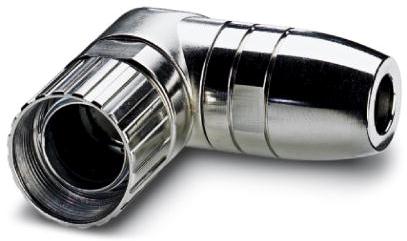PHOENIX CONTACT-1593044 Adaptateurs pour manchons thermorétractables Housing 90° M23 Shell Size Nickel Brass Screw Lock