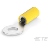 TE Connectivity-2-34855-1 Steckverbinderanschlüsse Ring Tongue Terminal 10-12AWG Copper Yellow 33.71mm Tin T/R