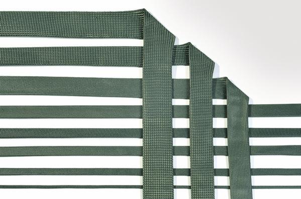 HellermannTyton-170-02000 Kabelzubehör Cable Accessories Braided Sleeving Polyaramid Polymetaphenylene Isophthalamide Green Reel