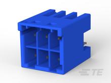 TE Connectivity-2-1971906-3 Steckverbinderleisten und Leiterplattenbuchsen Conn Shrouded Header (4 Sides) HDR 6Power POS 3.3mm Solder ST Top Entry Thru-Hole Tray