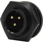 Conn Circular PIN 3 POS Solder Cup ST Panel Mount 3 Terminal 1 Port