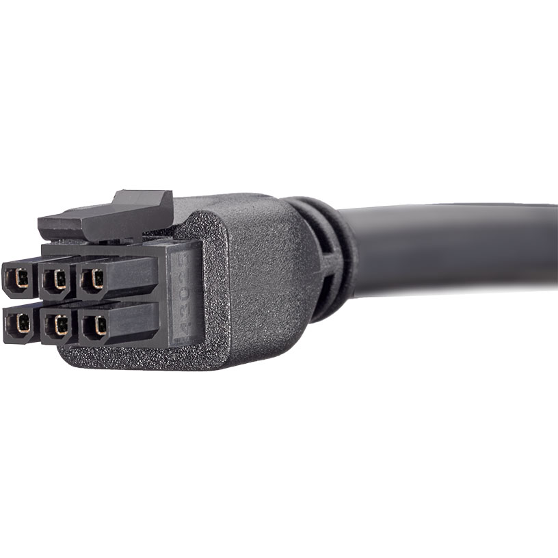 Molex-2451320610 Cable Assembly Other 2451320610 Molex Cable Assembly AC Power 1m Micro-Fit to Micro-Fit 6 to 6 POS F-F Crimp-Crimp 20AWG - Arrow.com