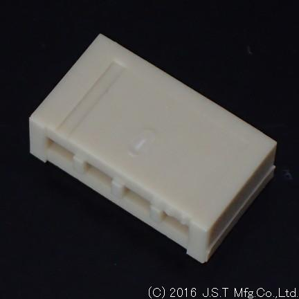 JST Manufacturing-4P-SCN Einzeladersteckverbinder, Gehäuse Conn Housing PL 4 POS 2.5mm Crimp ST Cable Mount Ivory Bag
