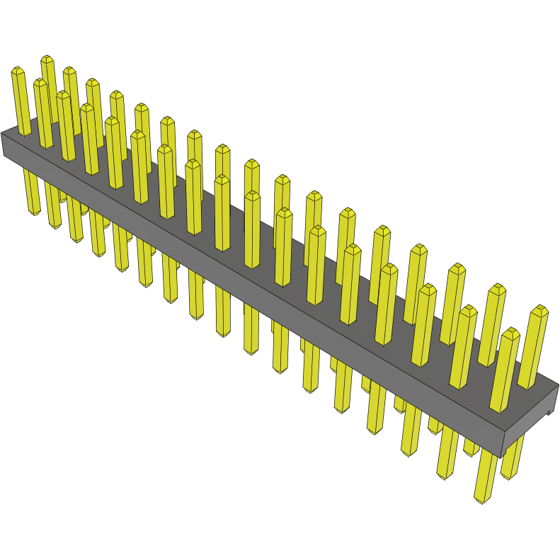 Samtec-MTMM-117-05-L-D-160 Steckverbinderleisten und Leiterplattenbuchsen Conn Unshrouded Header HDR 34 POS 2mm Solder ST Top Entry Thru-Hole Bulk