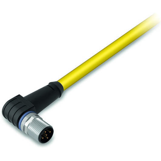 WAGO-756-1304/060-020 Andere Kabelbaugruppen System Bus Cable, angled, 2 m, fitted on one End, B-coded, M12 Plug, angled, one free Cable End