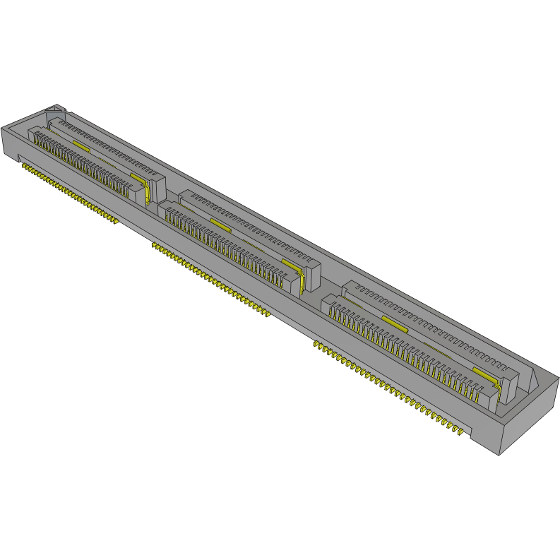 Samtec-QSH-090-01-F-D-TR Steckverbinderleisten und Leiterplattenbuchsen Conn Micro High Speed Socket Strip SKT 180 POS 0.5mm Solder ST Top Entry SMD Q Strip® T/R
