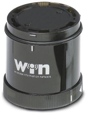PHOENIX CONTACT-2701565 802.11 Drahtloses LAN Slave with C-UL-US approval for creating or extending the WIN signal tower wireless system, 24 V AC/DC, black