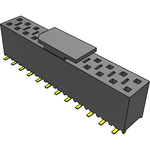 Conn Socket Strip SKT 24 POS 2.54mm Solder ST Top Entry SMD T/R
