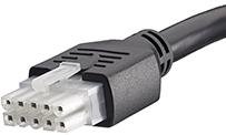 Molex-2451351005 Cable Assembly AC Power Cable Assembly 0.5m Mini-Fit to Mini-Fit 10 to 10 POS F-F Crimp-Crimp 18AWG