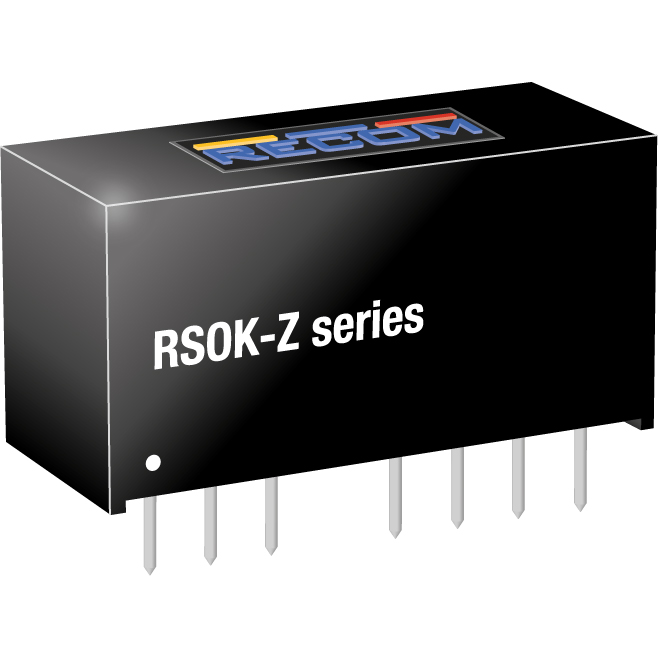 RECOM Power-RSOK-2412SZ/H3/ADJ Convertisseur CC en CC et module de régulateur de commutation Module DC-DC 24VIN 1-OUT 3.3V to 17V 0.167A 1W