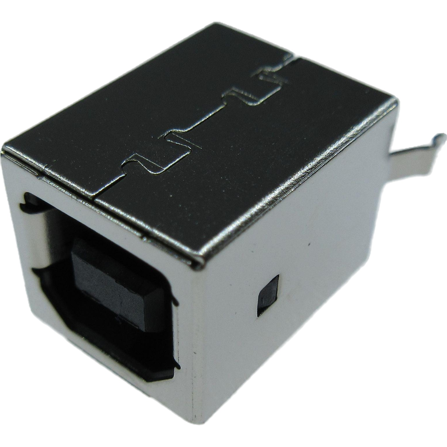 ADAM TECH-USB-B-S-VT Connector USB Conn USB 2.0 Type B RCP 4 POS 2.5mm Solder ST Thru-Hole 4 Terminal 1 Port Tray/Tube