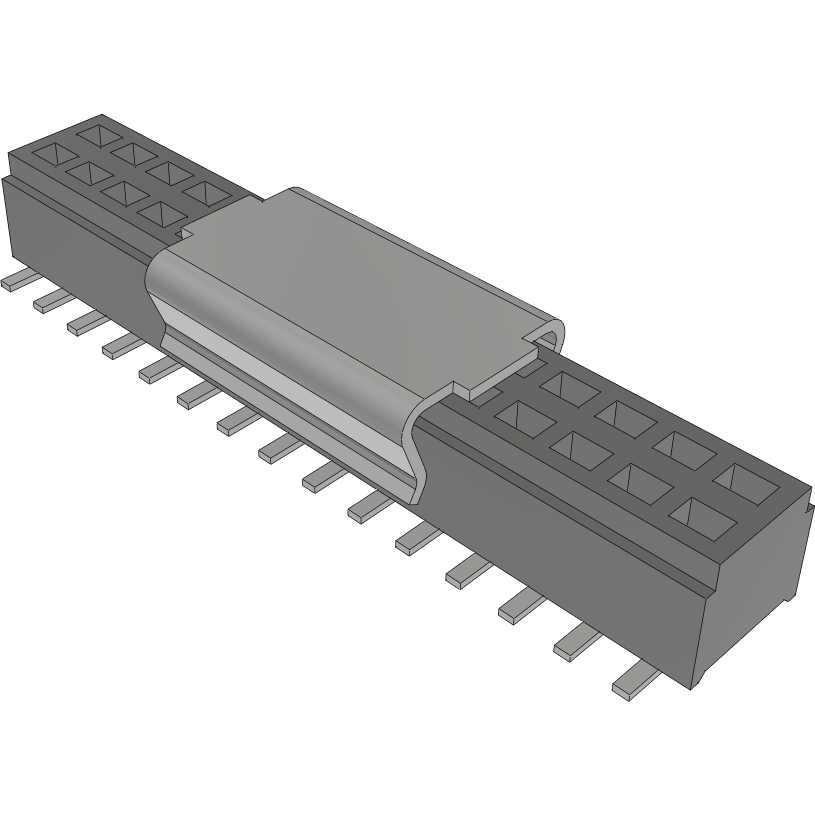 Samtec-CLM-115-02-L-D-BE-P-TR Piastre connettori e prese PCB Conn Socket Strip SKT 30 POS 1mm Solder ST SMD T/R