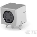 TE Connectivity-5749230-1 Conector circular Conn Circular DIN SKT 4 POS Solder RA Thru-Hole 4 Terminal 1 Port Tube