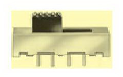 knitter-switch-MFP1220 Switch Slide Switch Slide ON ON SPDT Top Slide 0.3A 30VDC 10000Cycles PC Pins Thru-Hole