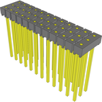 Conn Unshrouded Header HDR 36 POS 2.54mm Solder ST Thru-Hole Bulk