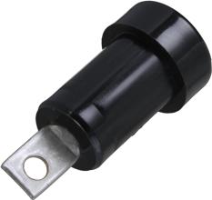 Cinch Connectivity Solutions-108-2303-801 Steckverbinder, elektronisches Testgerät Conn Banana Jack F 1 POS Solder Lug ST Wall Mount 1 Port Black