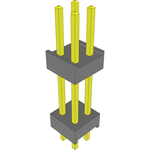 Conn Board Stacker HDR 4 POS 2.54mm Solder ST Top Entry Thru-Hole Bulk