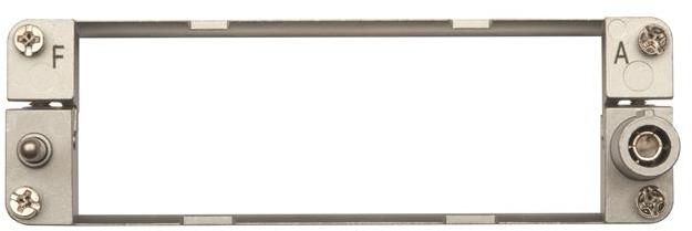 HARTING Technology Group-9140240303 Connector Accessories Connector Accessories Hinged Frame Straight Zinc Die Cast