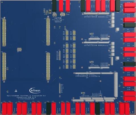 Infineon Technologies AG-MULTICHCONNECTPCBTOBO1 Energiemanagement, Entwicklungsplatinen und -kits TLE9104SH, TLE8110ED and TLE8718SA Evaluation Boards