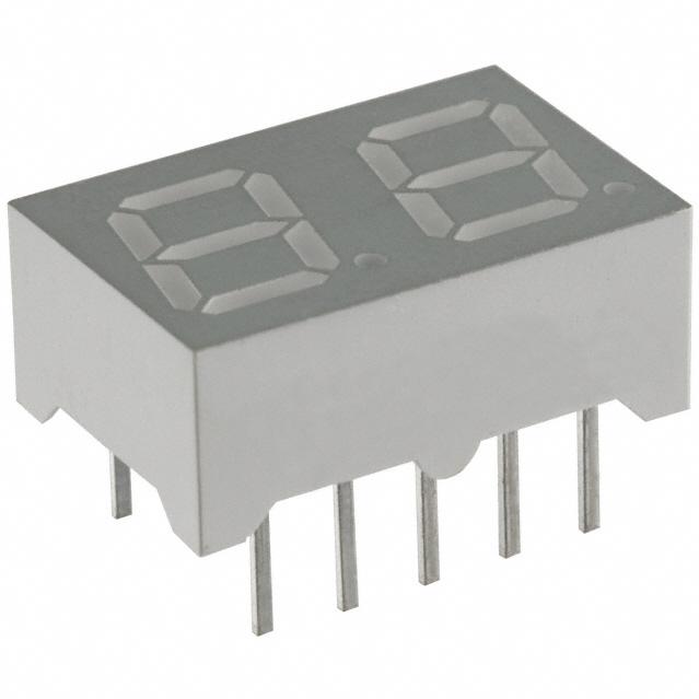 Lite-On Technology-LTD-2701G LED-Anzeigen, segmentiert Displays Panel 2DIGIT 16LED Green CC 10-Pin DIP Module