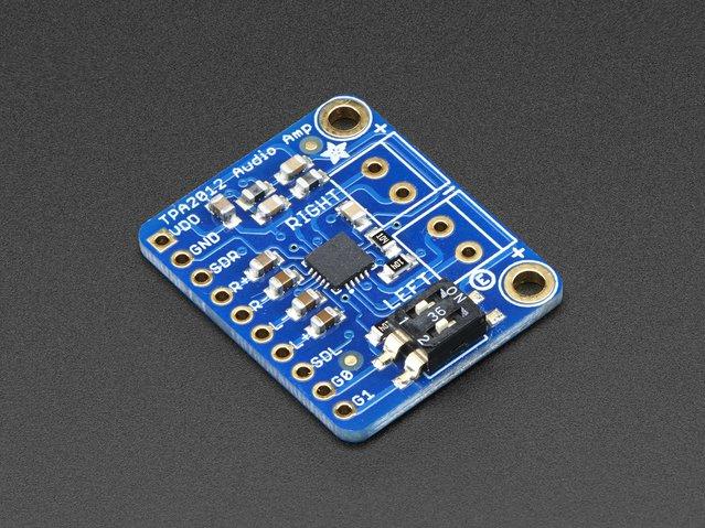 Adafruit Industries-1552 Amplifier IC Development Boards and Kits TPA2012 Audio Amplifier Development Board