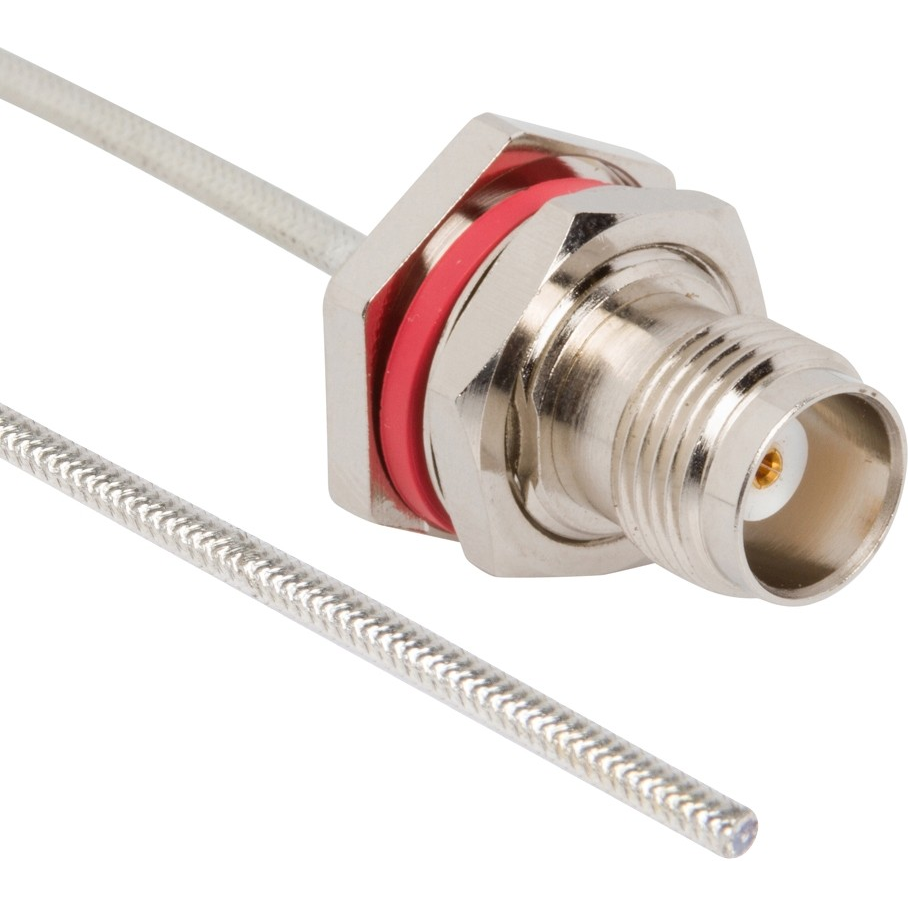 Amphenol RF-095-850-235M050 Kabelbaugruppen Koaxial RF Cable Assembly TNC Straight Bulkhead Jack to Unterminated Cable Hand Formable 0.085 Inch 500 mm Length 50 Ohms