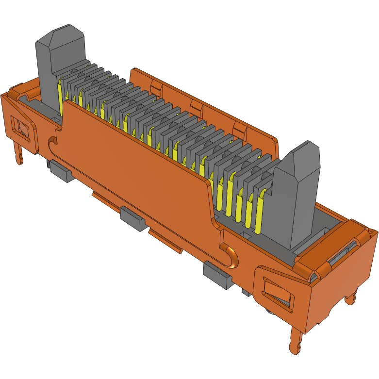 Samtec-ERM8-025-05.0-S-DV-DSS-TR Steckverbinderleisten und Leiterplattenbuchsen Conn Micro High Speed Terminal Strip HDR 50 POS 0.8mm Solder ST Top Entry SMD Edge Rate® T/R