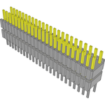 Conn Board Stacker HDR 48 POS 1.27mm Solder ST Thru-Hole Tube