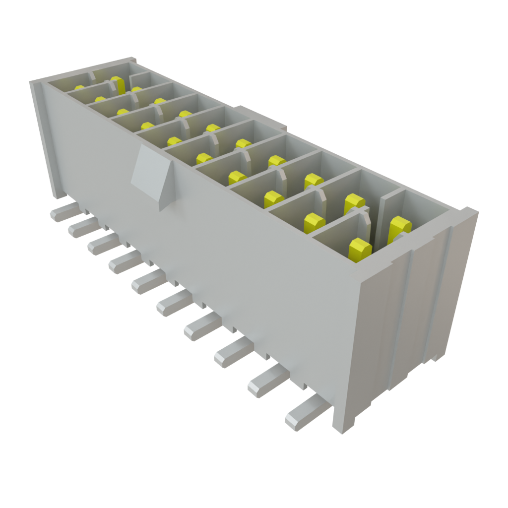 Samtec-IPL1-110-02-L-D-K Steckverbinderleisten und Leiterplattenbuchsen Conn Wire to Board HDR 20 POS 2.54mm Solder ST Top Entry SMD Mini Mate® Tube