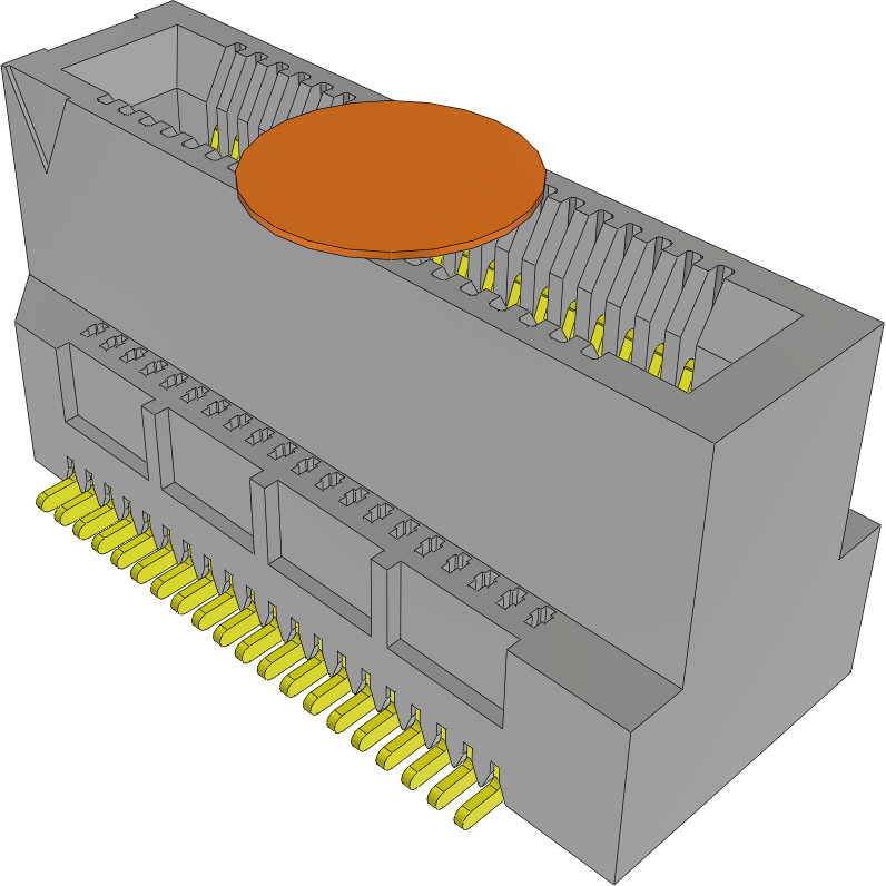 Samtec-MEC6-120-02-L-DV-K Conector de borde de tarjeta Conn Card Edge SKT 40 POS 0.635mm Solder ST SMD Tray