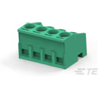 TE Connectivity-282830-4 Steckverbinder, Klemmenblöcke Conn Eurostyle Block F 4 POS 5mm Screw Straight/Right Angle Cable Mount 12A/Contact