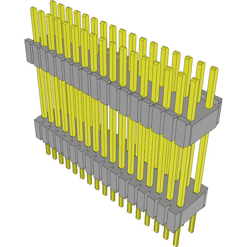 Samtec-DWM-17-59-G-D-505 连接器插头及 PCB 插座 Conn Board Stacker HDR 34 POS 1.27mm Solder ST Thru-Hole Tube