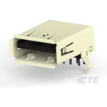 TE Connectivity-1932258-1 Connector USB Conn USB 3.0 Type A RCP 9 POS 2mm/2.5mm Solder RA Thru-Hole 9 Terminal 1 Port Tray