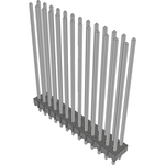 Conn Unshrouded Header HDR 26 POS 2.54mm Solder ST Top Entry Thru-Hole Bulk