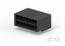 TE Connectivity-2-2299005-1 Piastre connettori e prese PCB Conn Shrouded Header (4 Sides) HDR 12 POS 5.08mm Solder RA Side Entry Thru-Hole Box