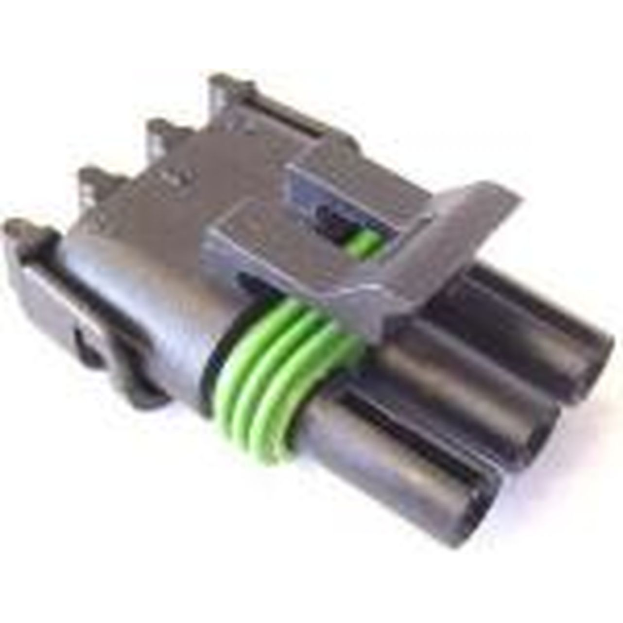 Delphi-12015796 Einzeladersteckverbinder, Gehäuse Conn Housing F 3 POS Crimp ST Cable Mount Black