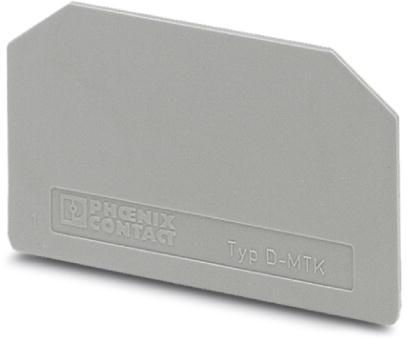 PHOENIX CONTACT-3101029 Accessori per connettori Connector Accessories End Cover Straight Polyamide 6/6 Gray