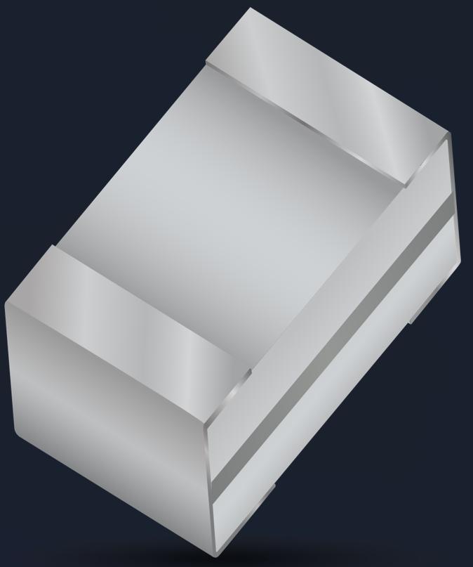 KYOCERA AVX Components Corporation-0201ZK120FBSTR\500 Siliziumkondensatoren Cap Silicon 12pF 10V 0±60ppm/°C 1% SMD 0201 125°C T/R