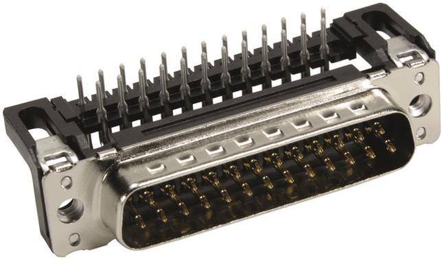 HARTING-09653227801 Conector D-subminiatura Conn D-Sub M 25 POS 1.38mm Solder RA Thru-Hole 25 Terminal 1 Port
