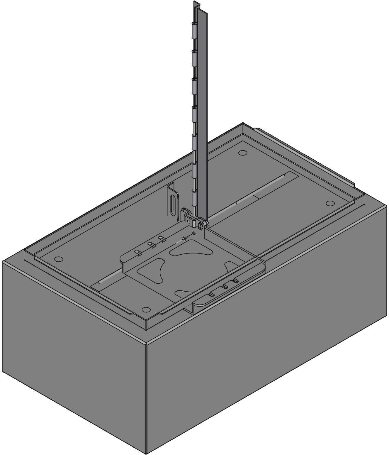 Hammond Manufacturing-1418CA8 Kästen, Gehäuse und Gestelle Steel Wall Mount Single Door Enclosure