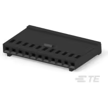 TE Connectivity-102241-9 分立接线罩连接器 Conn Housing RCP 11 POS 2.54mm Crimp ST Cable Mount Black Package