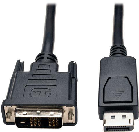 Eaton-P581-010 Audio/Video Kabelsortiment Cable Assembly Audio/Video 1.83m Display Port to DVI-D M-M