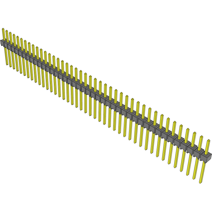Samtec-TSW-142-09-G-S Steckverbinderleisten und Leiterplattenbuchsen Conn Unshrouded Header HDR 42 POS 2.54mm Solder ST Top Entry Thru-Hole Bulk