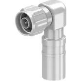 HUBER+SUHNER-16_N-50-12-12/033_-E Raccordement FR Conn Type N 0Hz to 11GHz 50Ohm Crimp RA Cable Mount PL Silver Single