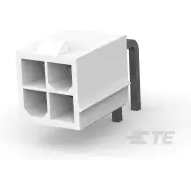 TE Connectivity-1586041-4 Steckverbinderleisten und Leiterplattenbuchsen Conn Wire to Board HDR 4Power POS 4.2mm Solder RA Side Entry Thru-Hole Tray